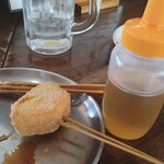 東立石三丁目酒場 - バウムクーヘン　シロップ付き