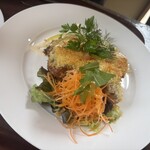 ロッソ・ビアンコ - チキンステーキセットの香草パン粉焼き