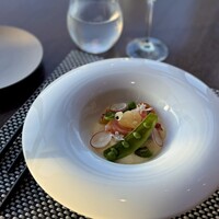 Prime42 steakhouse & sky bar - アトランティックサーモンと柑橘のエスプーマ