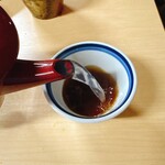 日吉そば - 蕎麦湯はサラサラタイプです