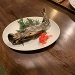魚籠屋 - 岩魚の塩焼き