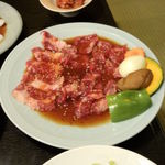 YAKINIKU竜ヶ丘 - 竜が丘セット（カルビ、ロース、ハラミ）