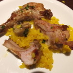 PALOMBE - ウサギとチョリソーのパエリア仕立て