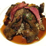 PALOMBE - 栗山産キジバトのロティ 内臓のリゾット添え