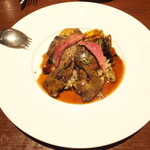 PALOMBE - 栗山産キジバトのロティ 内臓のリゾット添え