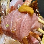 井ノ弥 - 大トロに雲丹を乗せて…(#^.^#)