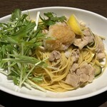 ベビーフェイスプラネッツ - 豚肉とズッキーニと水菜の大根おろしポン酢@1090円