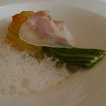 レストラン・モリエール - 花ズッキーニの詰め物