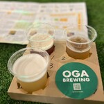 オージーエー ブルーイング カフェ - ◯3種飲み比べ¥1,500