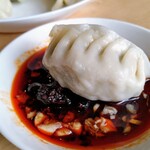 中華菜舘 清心 - 水餃子には特製ニンニクタレ