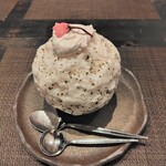 中川氷菓店 - 桜と苺と抹茶の春かき氷