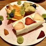 千ふく - 旬のフルーツ盛り合わせ&フルーツサンド