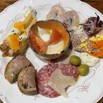 オステリア ジリ - 前菜盛り合わせ