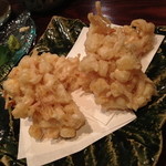 和食　貴山 - 新生姜トウモロコシかき揚げ（１，１００円）２０１４年８月
