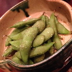 和食　貴山 - 茹でたて茶豆（６５０円）２０１４年８月