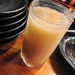 けとばし屋チャンピオン - 味見で出してもらったミックスジュース梅酒