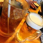 けとばし屋チャンピオン - ウーロン茶＆ビール