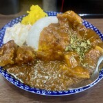 ヌードル＆スパイスカレー 今日の1番 - 朝限定セットのポークカレー