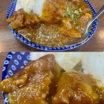 ヌードル＆スパイスカレー 今日の1番 - 店主からサプライズの和牛100%！