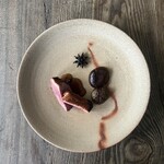 タイ料理 みもっと - 津軽かもと大分どんこのカオナーペット（2025年4月のコースより）