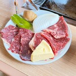 神津牧場 - サーロイン 定食 ¥2,500(ゴールデンウィーク特別価格)