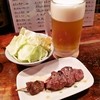 まんまるどり - 料理写真:やっぱりやきとりにはビールっ！