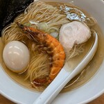 麺処ろくめい - 海老塩そばさんでーす。③