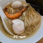 麺処ろくめい - 海老塩そばさんでーす。②