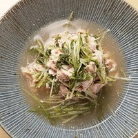 豚肉と京水菜の梅しゃぶ