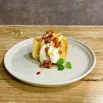 託児所カフェ ミンティッドマム - 米粉シフォンケーキ
