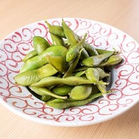 黒枝豆の塩茹で