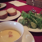ARCO - 前菜　スープとサラダ