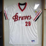 オーナー岡村氏がOB戦で実使用したユニフォーム