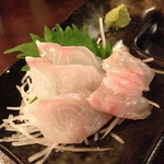 フルミチ  - 天然！真鯛刺身（３００円）２０１４年８月