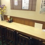 末広食堂 - 小さなカウンターもあります