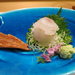 新ばし 星野 - お造り　こち　くちこ