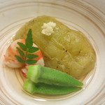 新ばし 星野 - 賀茂茄子などの炊き合わせ