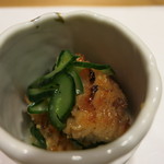 新ばし 星野 - 鱧と胡瓜の酢の物