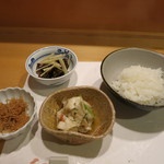 新ばし 星野 - 定番のお食事。美味しい。