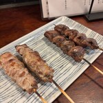 炭火焼鳥 大笑 - はらみ、心臓