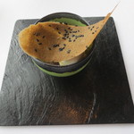 アジュール フォーティーファイブ - 妻のデザートはは抹茶のクレームブリュレです。