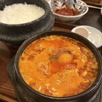 コチュ - ホルモンスンドゥブ2辛