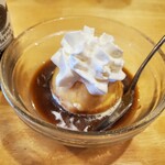 音羽鮨 - デザート（コーヒー・シャーベット・ソフトクリーム）