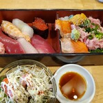 音羽鮨 - にぎり定食（1,300円税込）