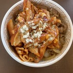 すき家 - 料理写真:ナポリタン牛丼ミニ640円