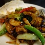 中華酒膳 幸龍 - （2014/6月）「牡蠣のオイスターソース炒め」