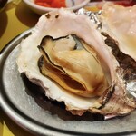 博多の屋台横丁 喜水丸 - 焼き牡蠣