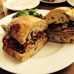 まちのパーラー - ロースとポークサンドセット　税込１１４０円