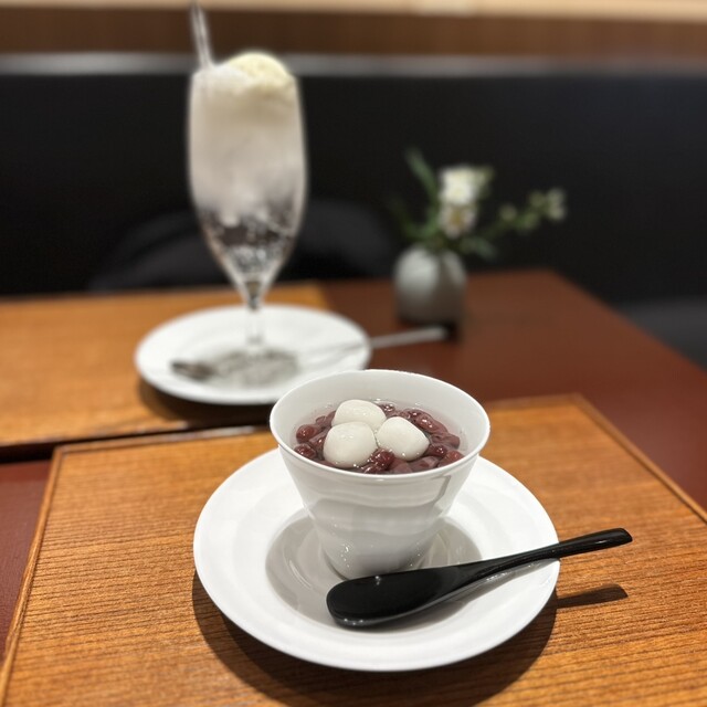 冷しぜんざい&白いクリームソーダを』by ランドリーman : 宝泉