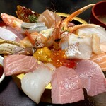 井ノ弥 - 上ちらし近江町特盛（3,550円税込→早割3,195円）